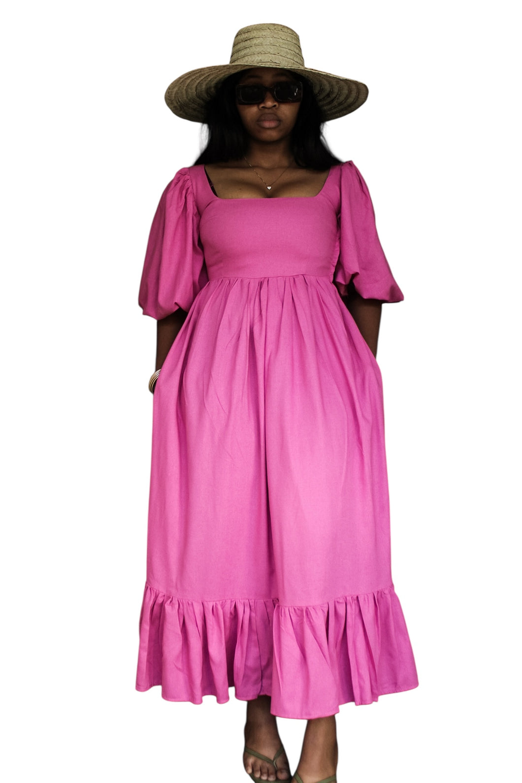 Flamingo Haze Dress