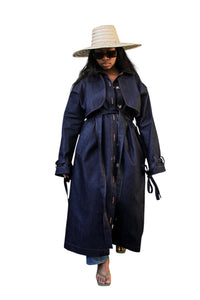 Denim Trench Coat
