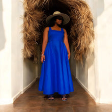 Load image into Gallery viewer, The Dahlia Dress Red Royal Blue