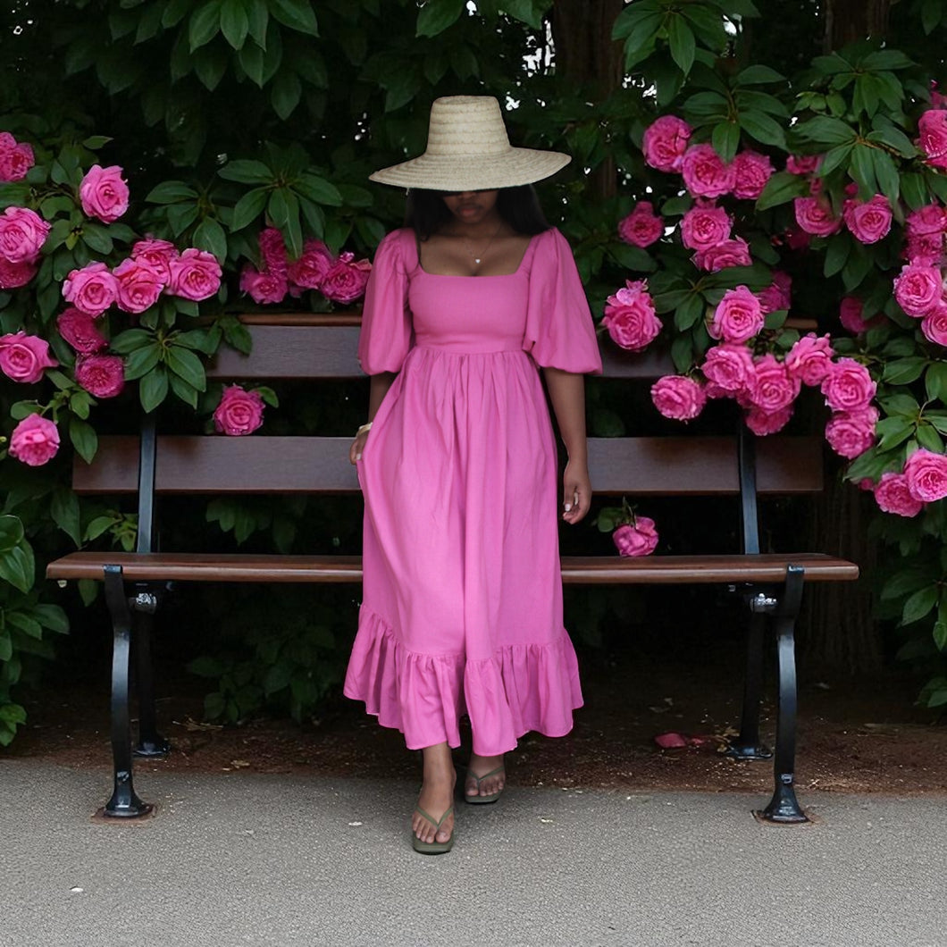 Flamingo Haze Dress