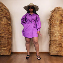 Load image into Gallery viewer, Zemvelo Utility Dress (Purple)