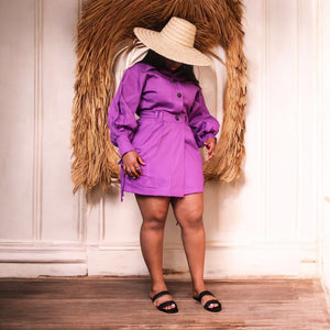 Zemvelo Utility Dress (Purple)