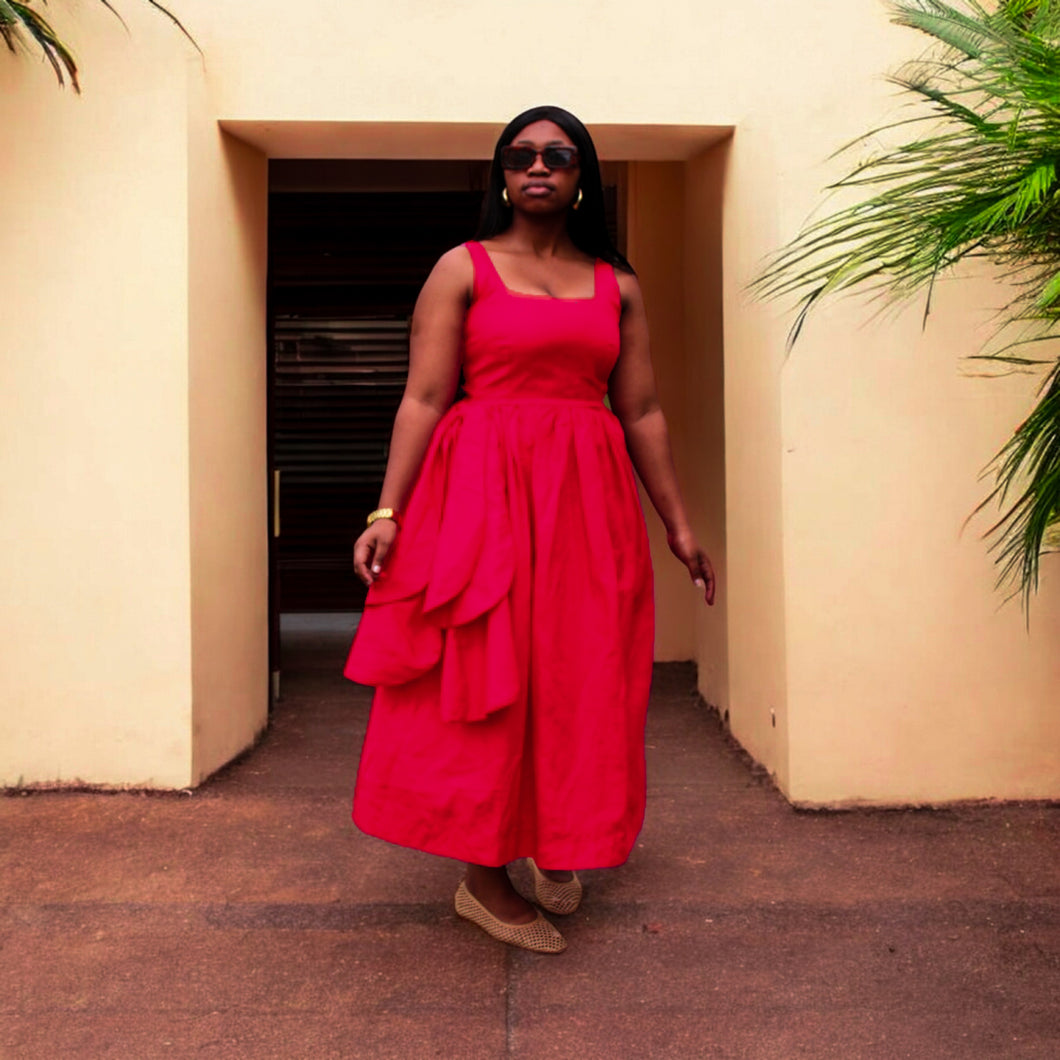 In-Bloom Dress (Red)