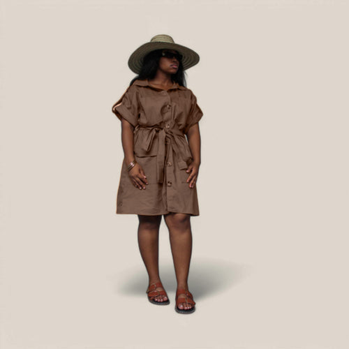 The Max Shirt Dress, Chocolate Brown