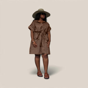 The Max Shirt Dress, Chocolate Brown